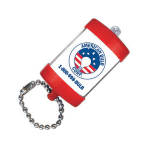 The Pressalite LED with Twin Caps Promotional Custom Imprinted With Logo