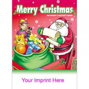 Coloring & Activity Book: Merry Christmas Promotional Custom Imprinted With Logo Coloring & Activity Book: Merry Christmas Promotional Custom Imprinted With Logo