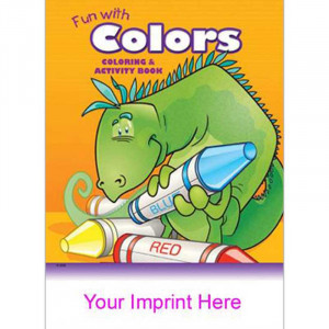 Coloring & Activity Book: Fun with Colors Promotional Custom Imprinted With Logo Coloring & Activity Book: Fun with Colors Promotional Custom Imprinted With Logo