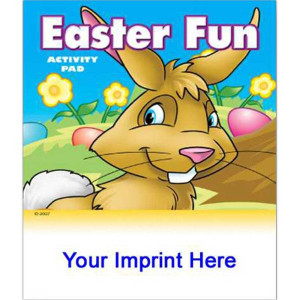 Activity Pad: Easter Fun Promotional Custom Imprinted With Logo