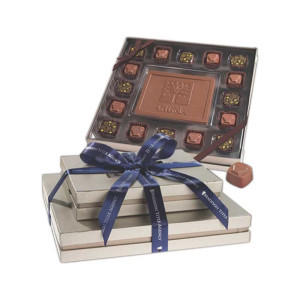 2-Tier Square Tower with Window Promotional Custom Imprinted With Logo