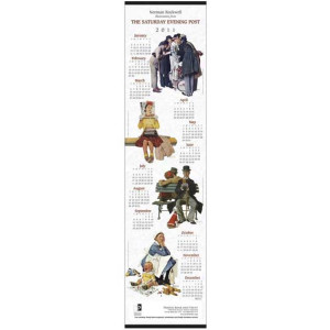 Span-A-Year - The Saturday Evening Post Promotional Custom Imprinted With Logo Span-A-Year - The Saturday Evening Post Promotional Custom Imprinted With Logo