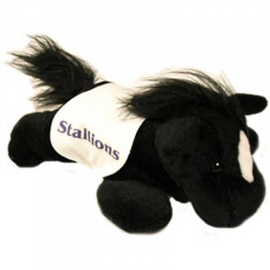 Black Horse Stuffed Animal Promotional Custom Imprinted With Logo Black Horse Stuffed Animal Promotional Custom Imprinted With Logo