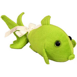 Green Fish Stuffed Animal Promotional Custom Imprinted With Logo
