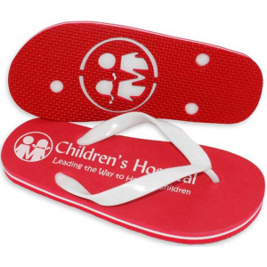 The 3-Layer Varsity Flip Flop Promotional Custom Imprinted With Logo