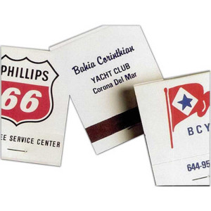 20 Matches - Black or Blue & Red on White Promotional Custom Imprinted With Logo 20 Matches - Black or Blue & Red on White Promotional Custom Imprinted With Logo