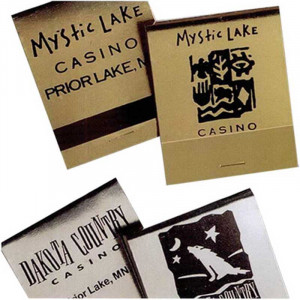 20 Matches - Black on Silver or Gold Foil Promotional Custom Imprinted With Logo 20 Matches - Black on Silver or Gold Foil Promotional Custom Imprinted With Logo