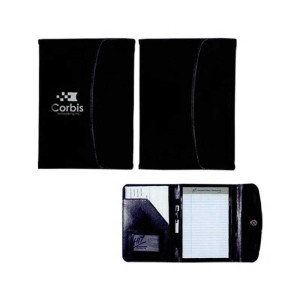 Leather Look 5" x 7" Portfolio Promotional Custom Imprinted With Logo