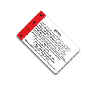 Hospital Emergency Badge w/slot Promotional Custom Imprinted With Logo