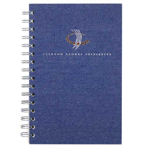Eco Spiral Journals 5 1/2 x 8 1/2 Promotional Custom Imprinted With Logo