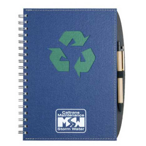 Eco Window Pen Journals 7 x 10 Promotional Custom Imprinted With Logo