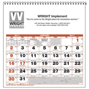 Small Almanac Promotional Custom Imprinted With Logo Small Almanac Promotional Custom Imprinted With Logo
