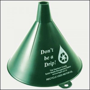 Recycled One Pint Funnel Promotional Custom Imprinted With Logo Recycled One Pint Funnel Promotional Custom Imprinted With Logo