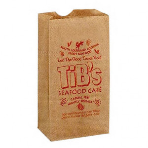 4 x 8 Grocery Bag - Natural Promotional Custom Imprinted With Logo 4 x 8 Grocery Bag - Natural Promotional Custom Imprinted With Logo
