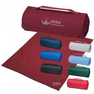 Sweatshirt Roll-Up Blanket - Transfer Promotional Custom Imprinted With Logo