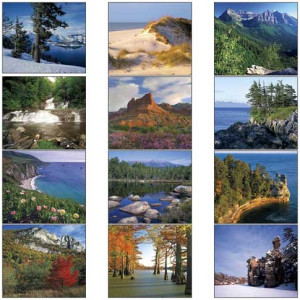 Economy Appointment Calendar - Landscapes of America Custom Imprinted With Logo