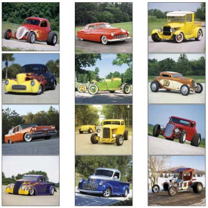 Economy Appointment Calendar - Street Rods Promotional Custom Imprinted With Logo Economy Appointment Calendar - Street Rods Promotional Custom Imprinted With Logo