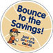 Floor and Carpet Decal - 7in x 7in Promotional Custom Imprinted With Logo
