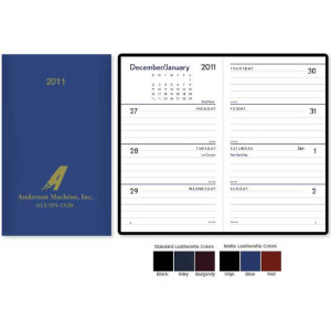 Classic Weekly Pocket Planner Promotional Custom Imprinted With Logo
