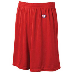 Champion Long Mesh Shorts Promotional Custom Imprinted With Logo