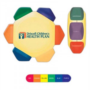 Crayo-Craze Crayon Wheel Promotional Custom Imprinted With Logo