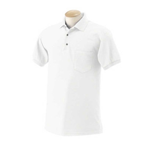 Gildan Pill-Resistant Sport Shirt - White Promotional Custom Imprinted With Logo Gildan Pill-Resistant Sport Shirt - White Promotional Custom Imprinted With Logo