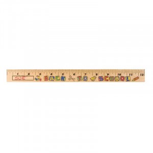 U Color Ruler - Back-to-School Promotional Custom Imprinted With Logo