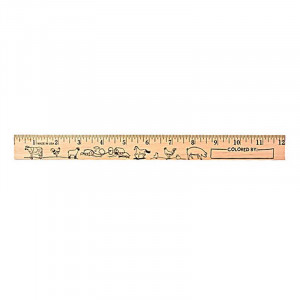 U Color Ruler - Farm Animals Promotional Custom Imprinted With Logo