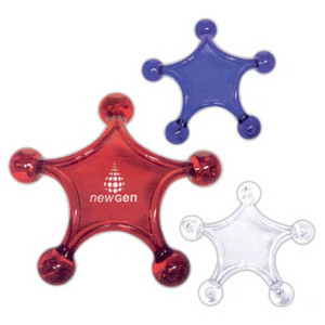 Star Shape Massager Promotional Custom Imprinted With Logo