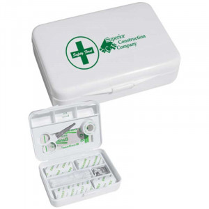 HIT Small First Aid Box Promotional Custom Imprinted With Logo HIT Small First Aid Box Promotional Custom Imprinted With Logo