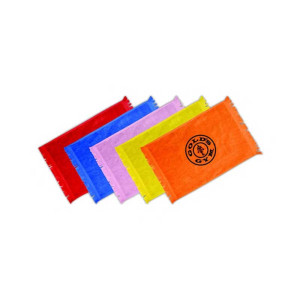 Fringed Towel (color) Promotional Custom Imprinted With Logo
