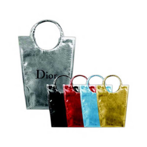 Large Metallic Gift Tote Promotional Custom Imprinted With Logo Large Metallic Gift Tote Promotional Custom Imprinted With Logo