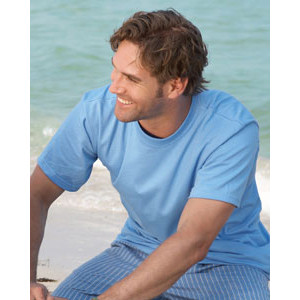 Anvil 5.4 oz. Cotton T-Shirt - Color Promotional Custom Imprinted With Logo