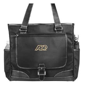 Swash Buckle Computer Tote Promotional Custom Imprinted With Logo