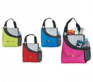 Loop Hole Lunch Cooler Promotional Custom Imprinted With Logo