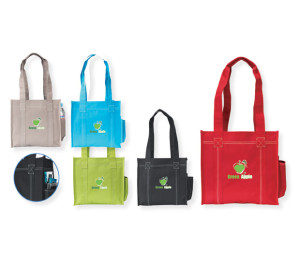 Double Stitch Tote Promotional Custom Imprinted With Logo