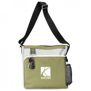 Triple Stripe Tote Promotional Custom Imprinted With Logo