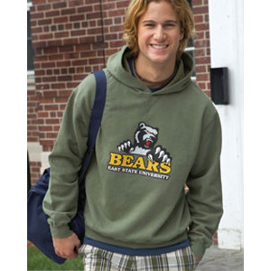 Hanes Beefy Blend Pullover Hood - Color Promotional Custom Imprinted With Logo Hanes Beefy Blend Pullover Hood - Color Promotional Custom Imprinted With Logo