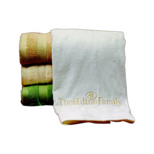 100% Bamboo Beach Towel Promotional Custom Imprinted With Logo 100% Bamboo Beach Towel Promotional Custom Imprinted With Logo