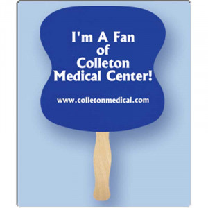 Hourglass Hand Fan Promotional Custom Imprinted With Logo Hourglass Hand Fan Promotional Custom Imprinted With Logo