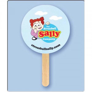 Mini Circle Hand Fan Promotional Custom Imprinted With Logo