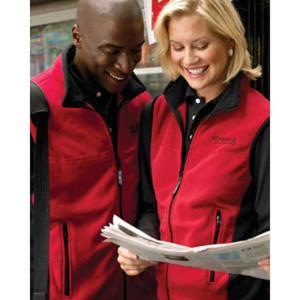 Chestnut Hill Polartec Colorblock Full-Zip Vest Promotional Custom Imprinted With Logo Chestnut Hill Polartec Colorblock Full-Zip Vest Promotional Custom Imprinted With Logo
