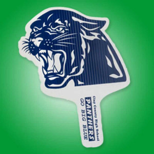 Panther Hand Fan Promotional Custom Imprinted With Logo Panther Hand Fan Promotional Custom Imprinted With Logo