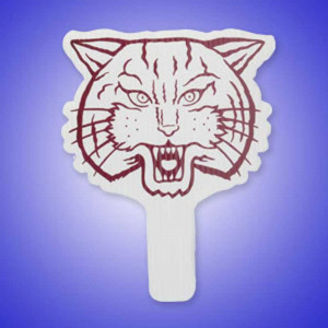 Wildcat Hand Fan Promotional Custom Imprinted With Logo Wildcat Hand Fan Promotional Custom Imprinted With Logo