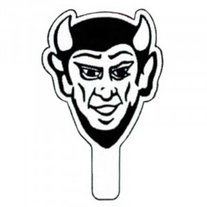 Devil Head Hand Fan Promotional Custom Imprinted With Logo Devil Head Hand Fan Promotional Custom Imprinted With Logo