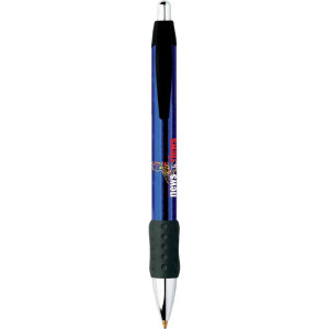 BIC WideBody Chrome Grip Pen Promotional Custom Imprinted With Logo BIC WideBody Chrome Grip Pen Promotional Custom Imprinted With Logo