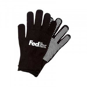 Acrylic knit glove- dotted palm Promotional Custom Imprinted With Logo