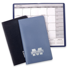 Monthly Pocket Planner Promotional Custom Imprinted With Logo