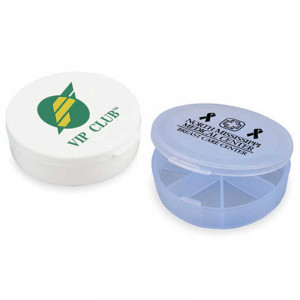 Med-Week 7-Compartment Pill Box Promotional Custom Imprinted With Logo Med-Week 7-Compartment Pill Box Promotional Custom Imprinted With Logo