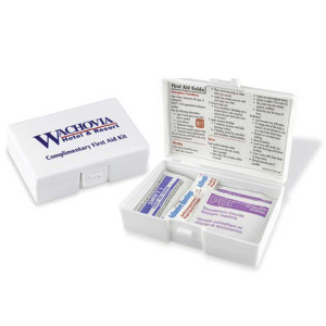 Personal First Aid Kit Promotional Custom Imprinted With Logo Personal First Aid Kit Promotional Custom Imprinted With Logo